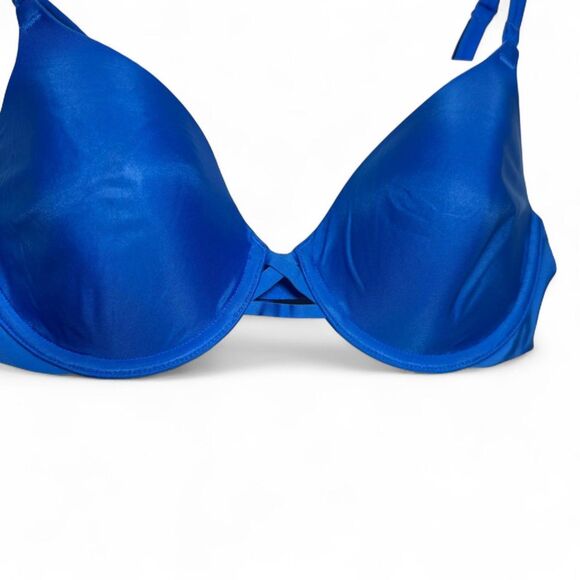 Victorias Secret Blue Perfect Coverage Bra Size 34C - Picture 2 of 5